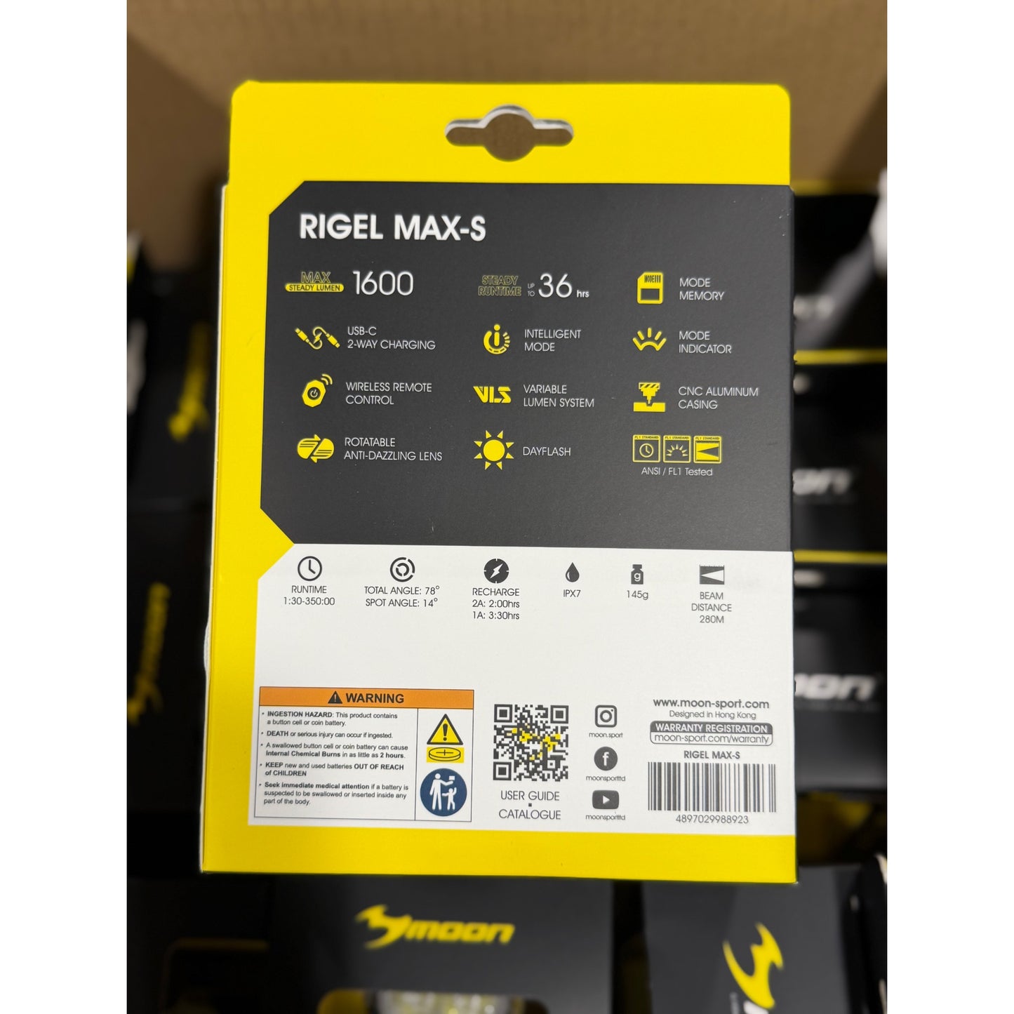 MOON Rigel Max S Front Light 1600 Lumen