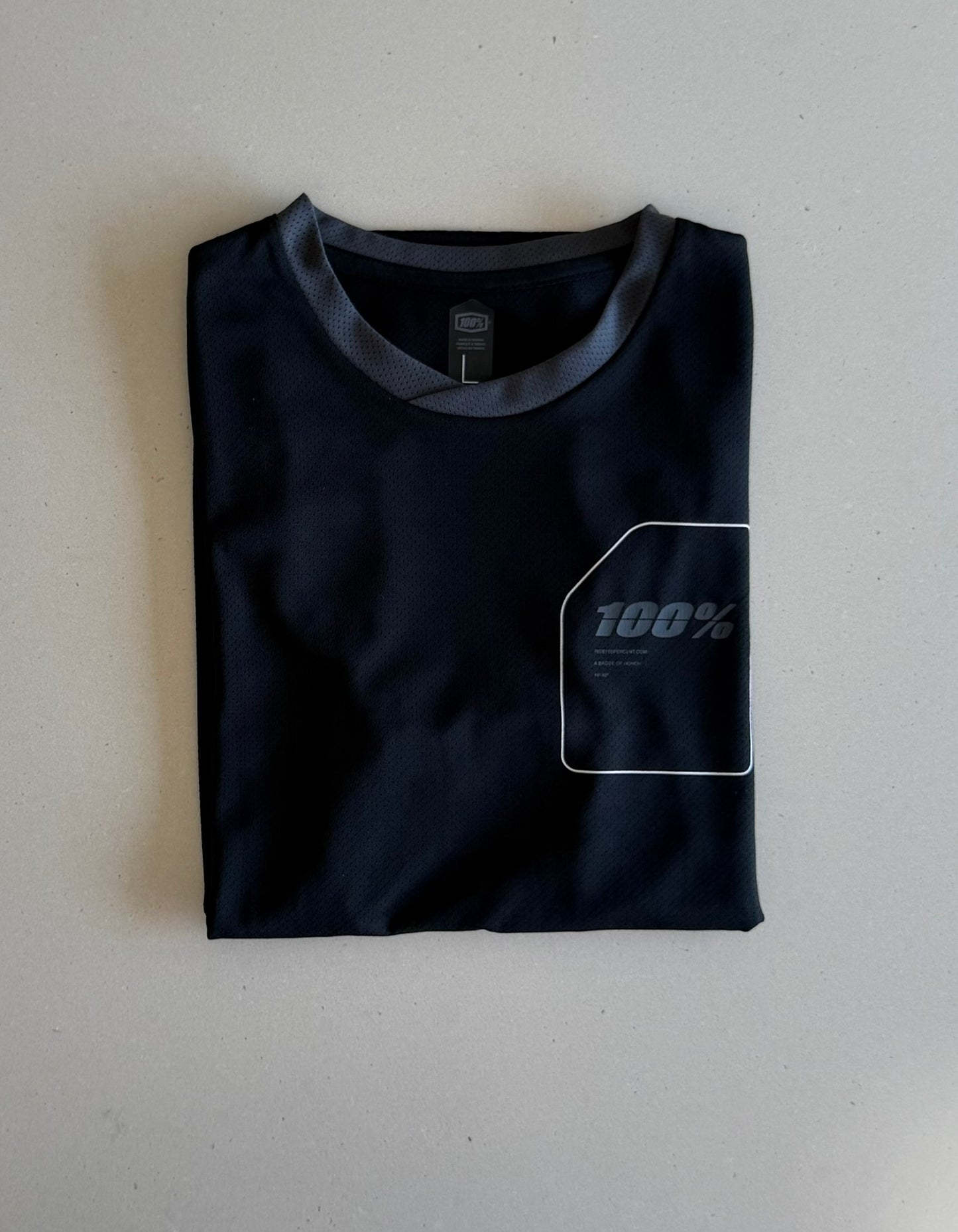 100% Ridecamp Youth Short Sleeve Jersey Black & Charcoal