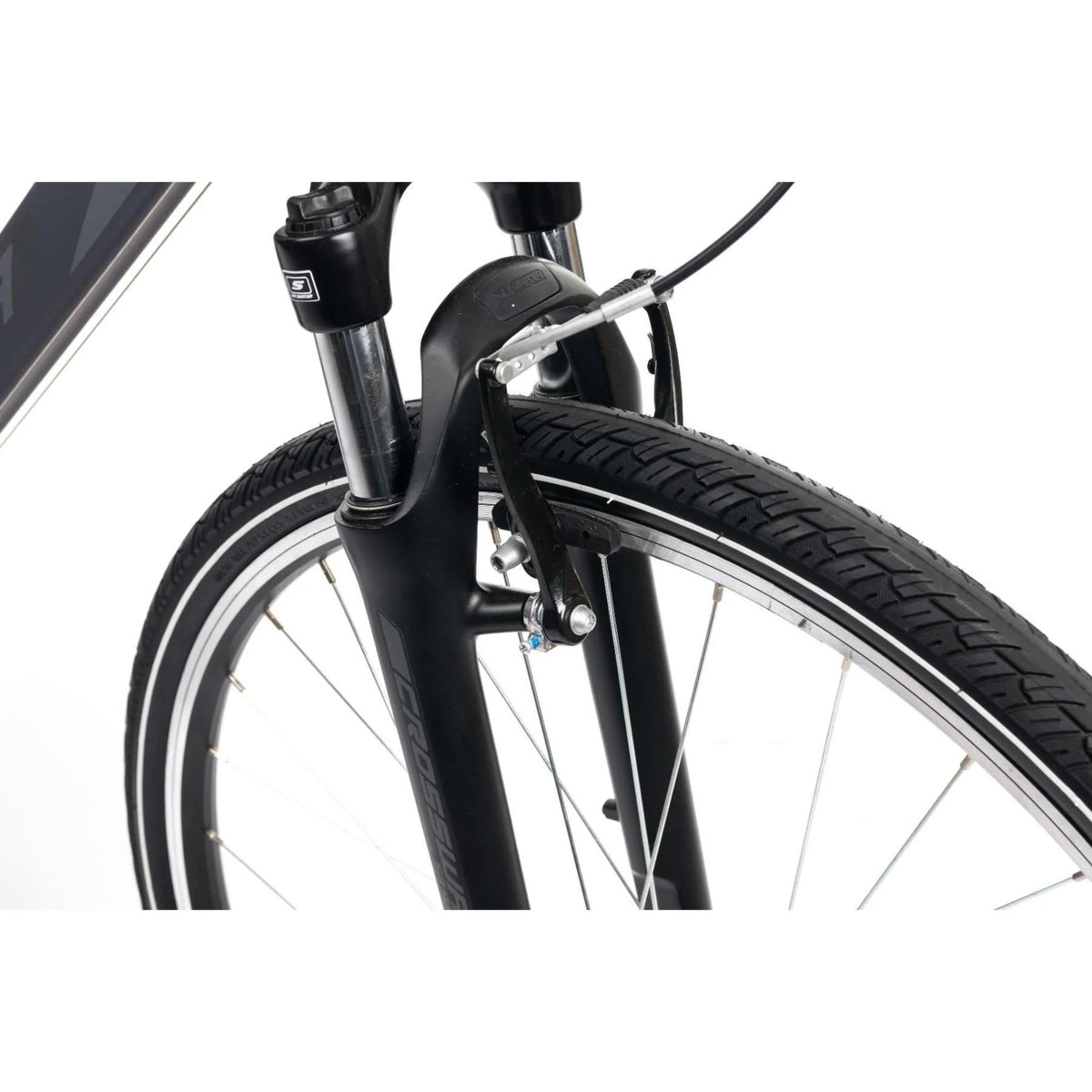 MERIDA Crossway 10 V Hybrid Bike Silk Anthracite/Grey/Black