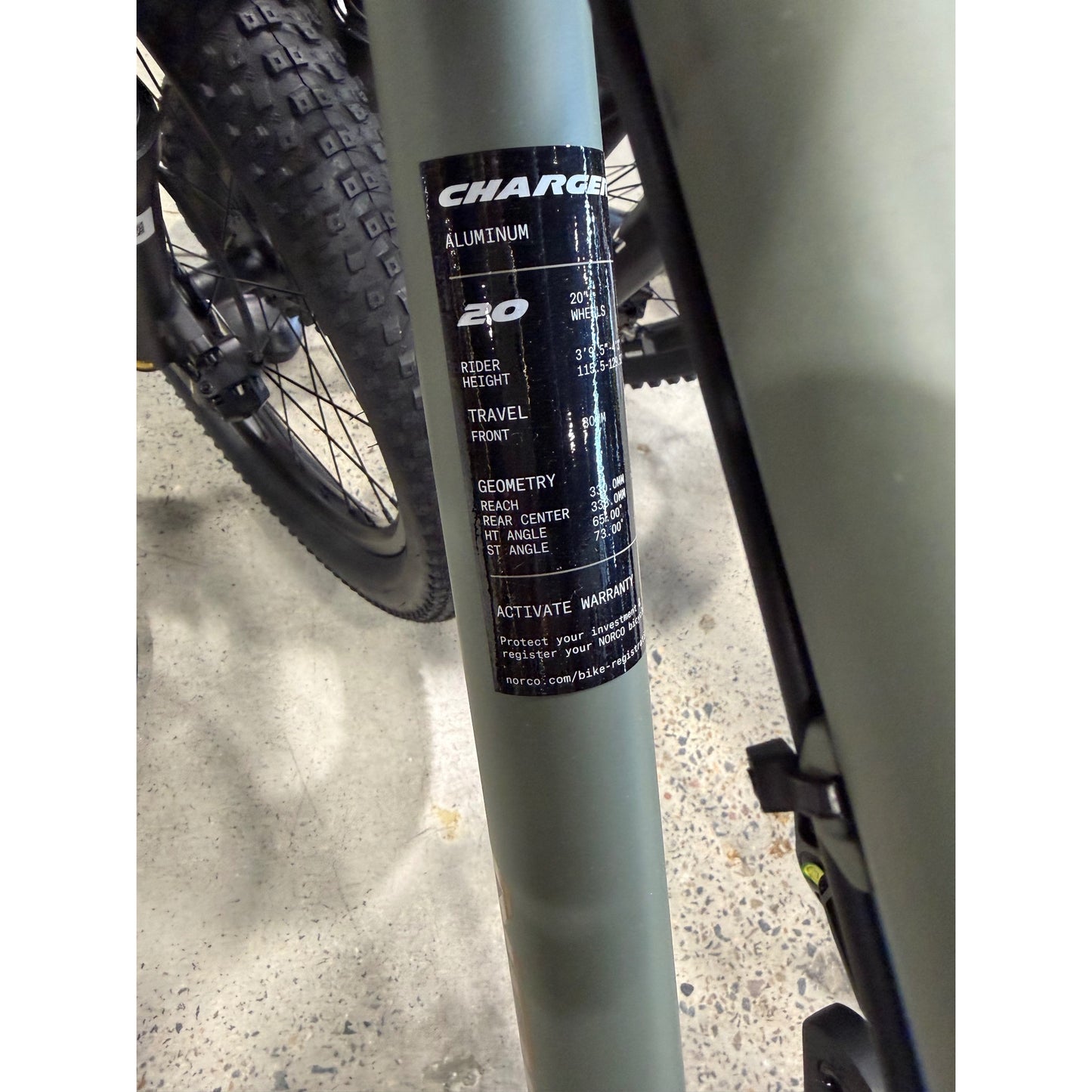 NORCO Charger 20 Bike Olive