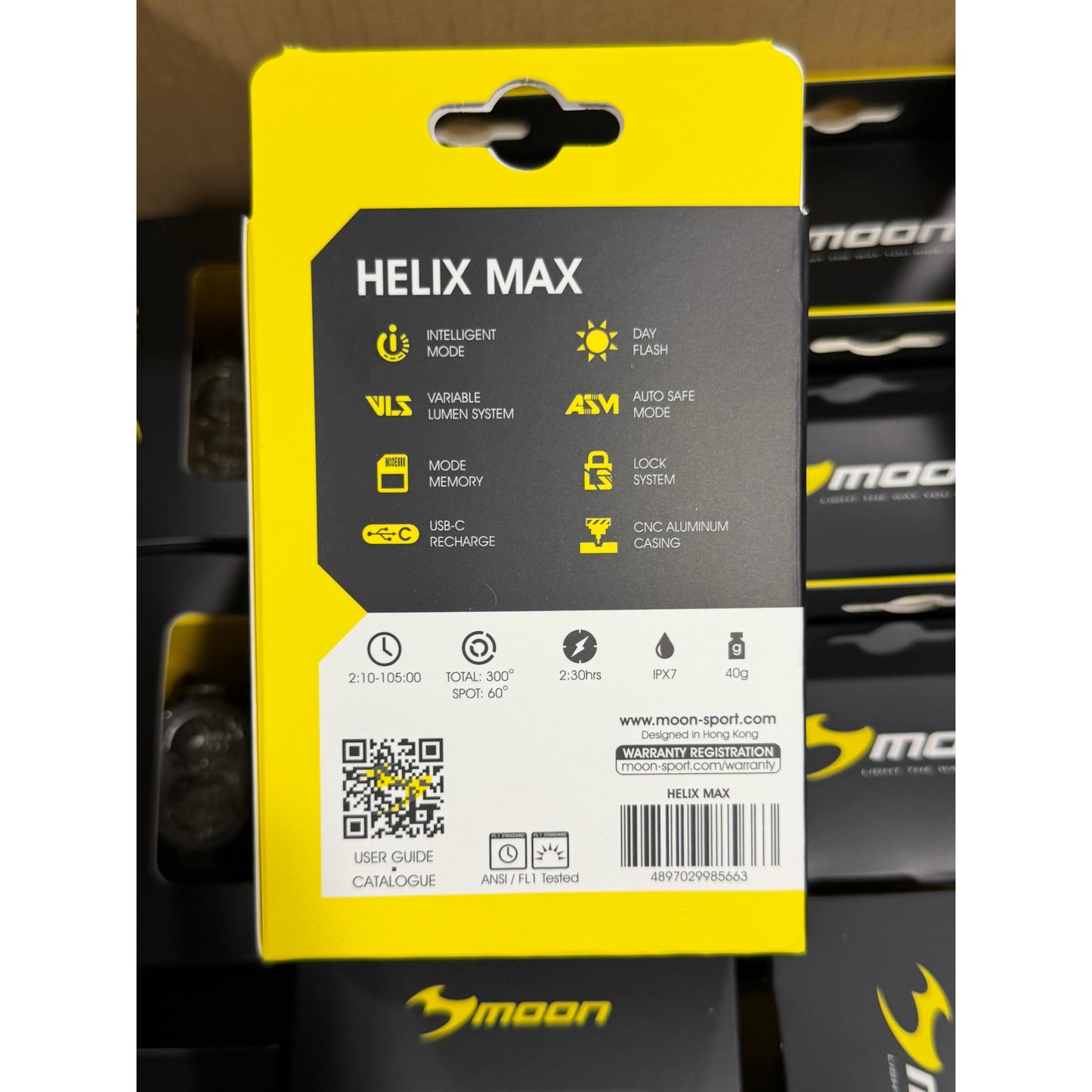 MOON Helix Max Rear Light 250 Lumens