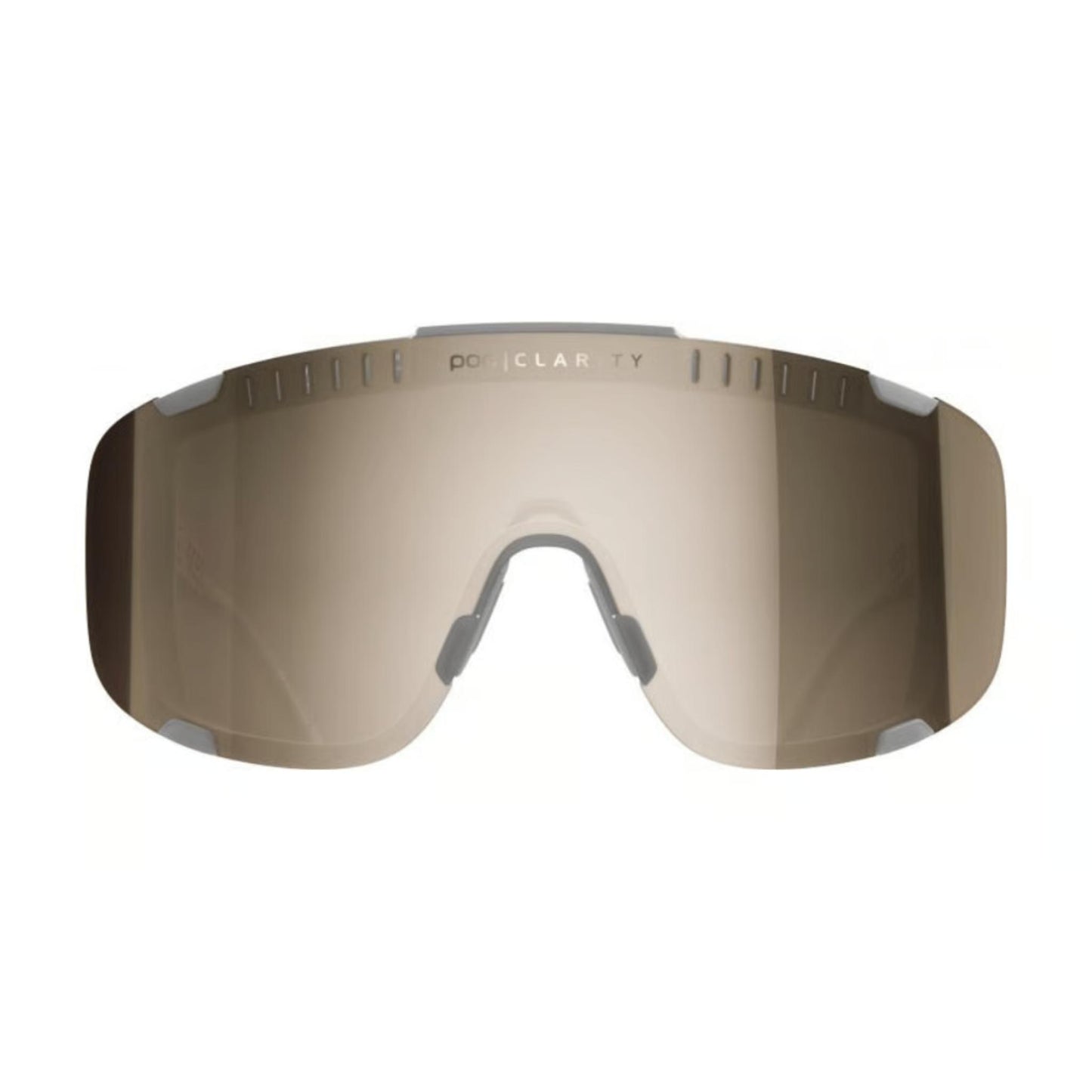 POC Devour Sunglasses Moonstone Grey With Brown Silver Mirror Lens