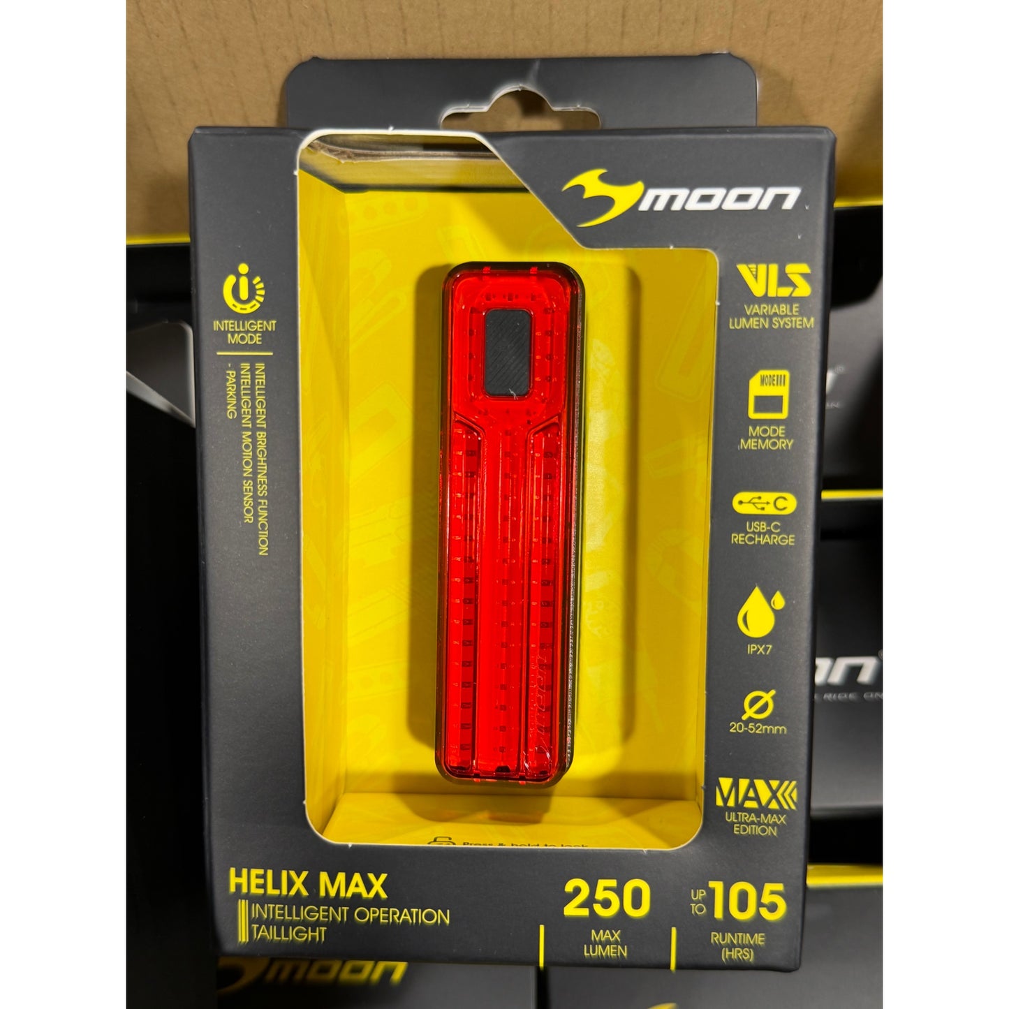MOON Helix Max Rear Light 250 Lumens