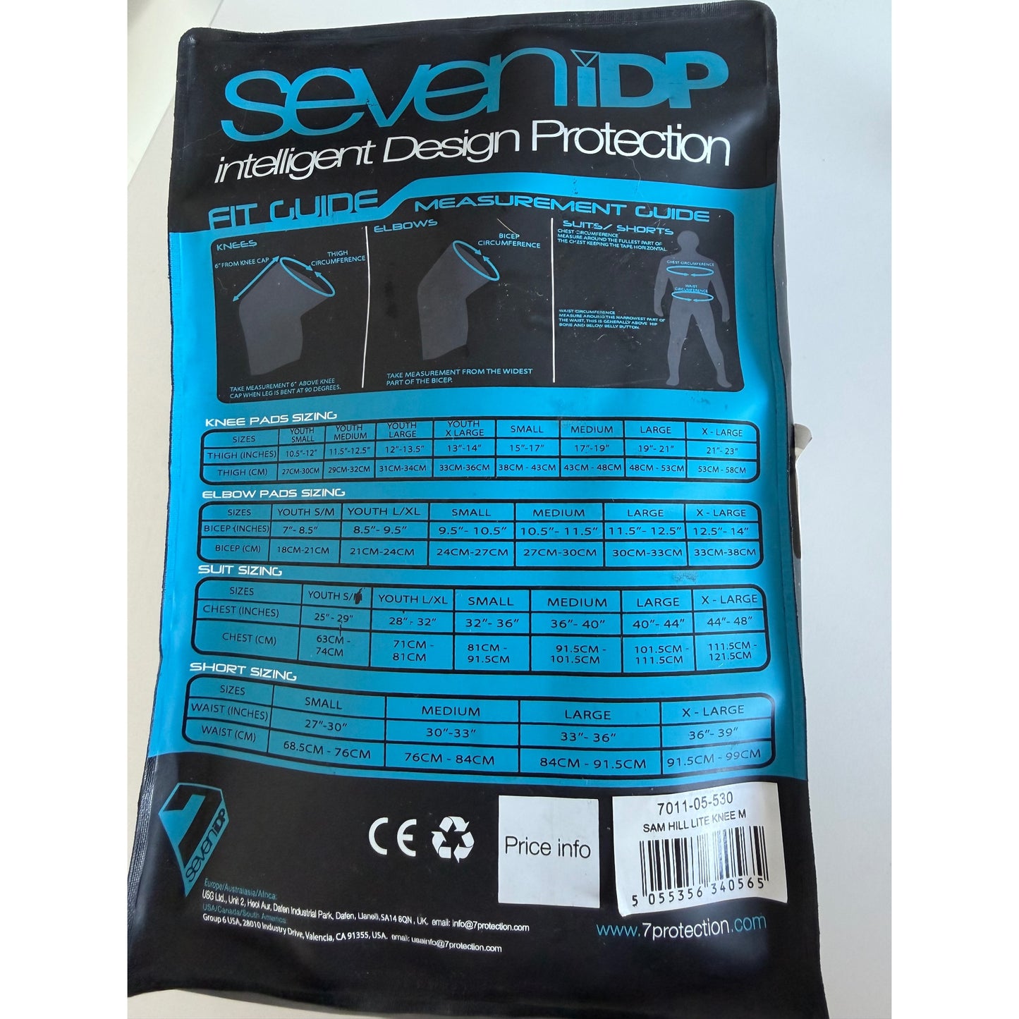 SEVEN IDP Sam Hill Lite Knee Pads