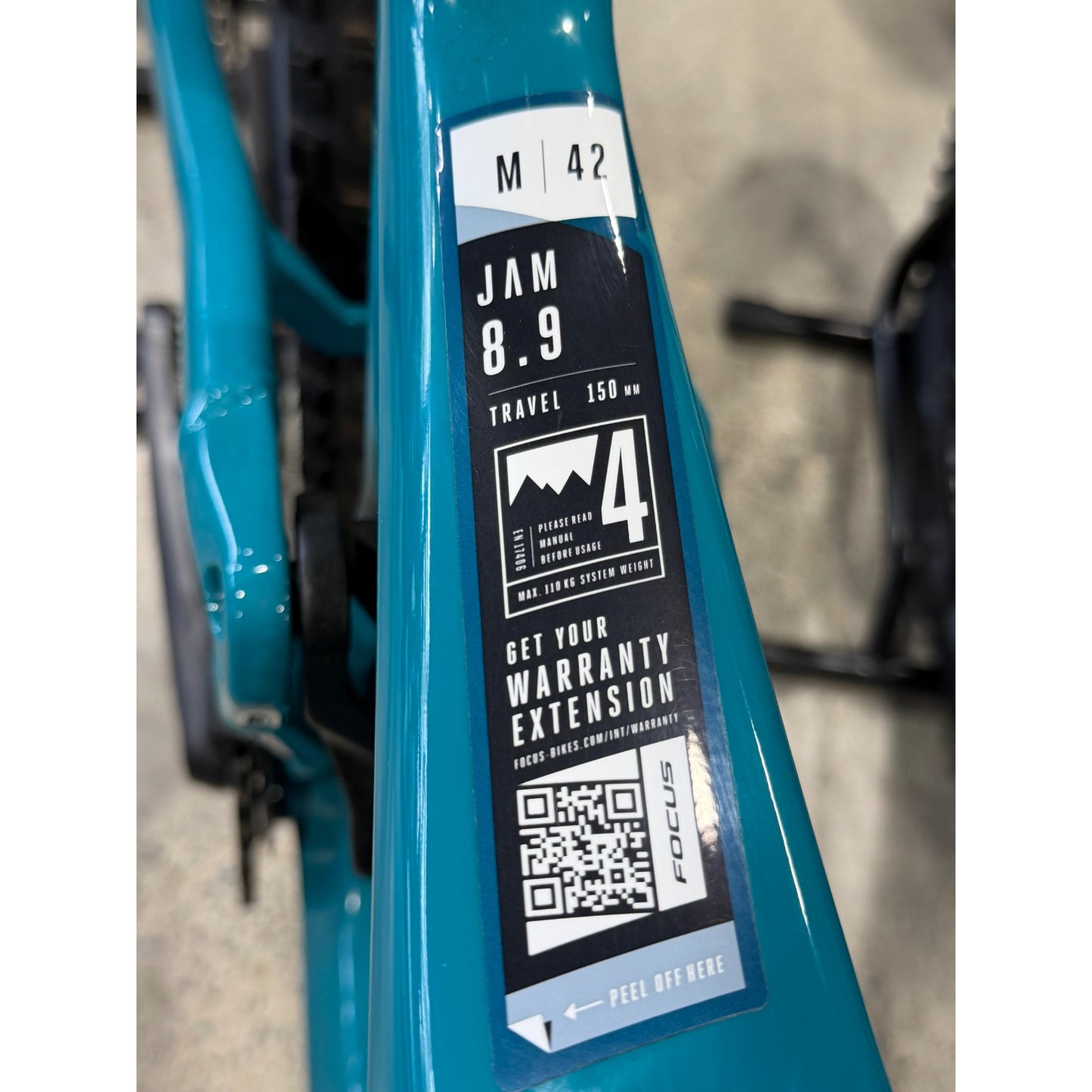 FOCUS JAM 8.9 Bike Medium Turquoise