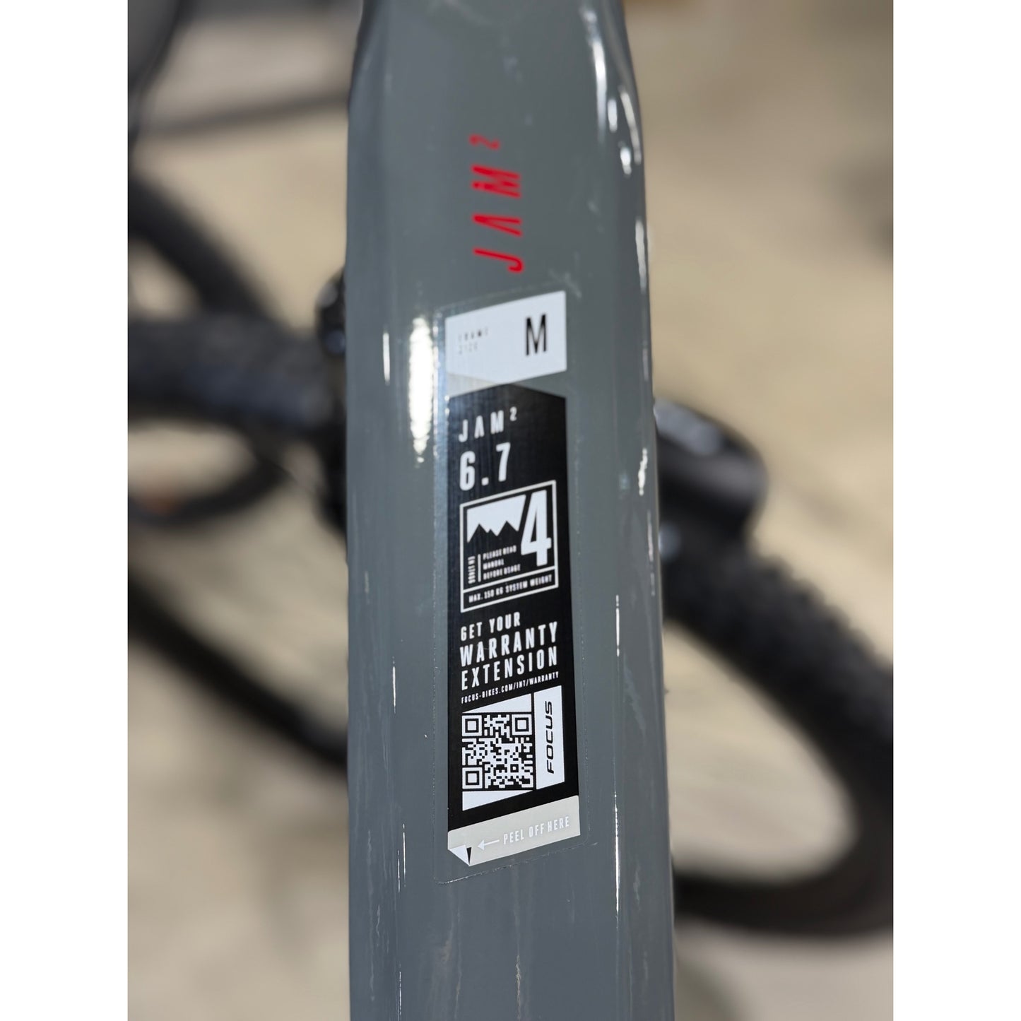 FOCUS 26 JAM² 6.7 Grey Bike 600Wh
