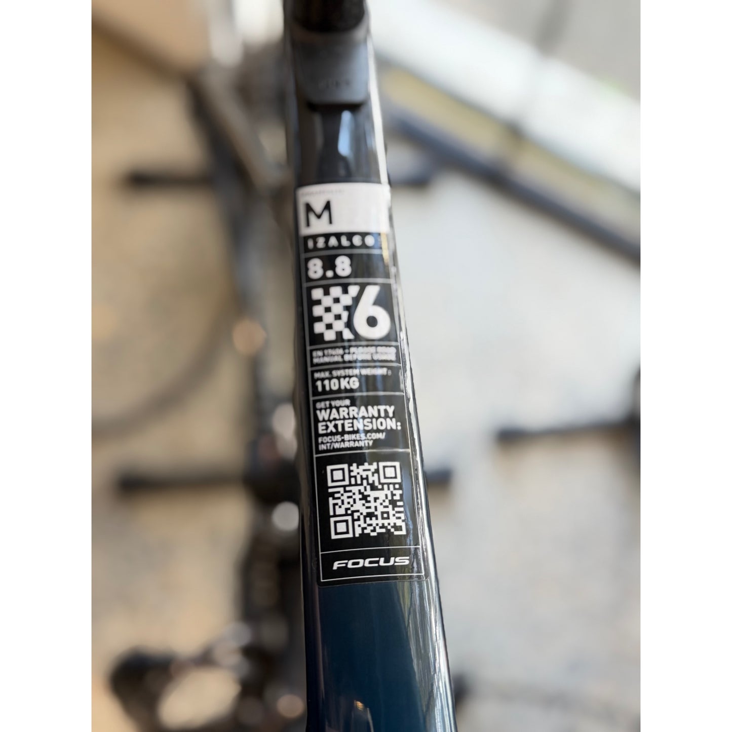 FOCUS 26 Izalco Max 8.8 Bike Azurblue Tinted Black