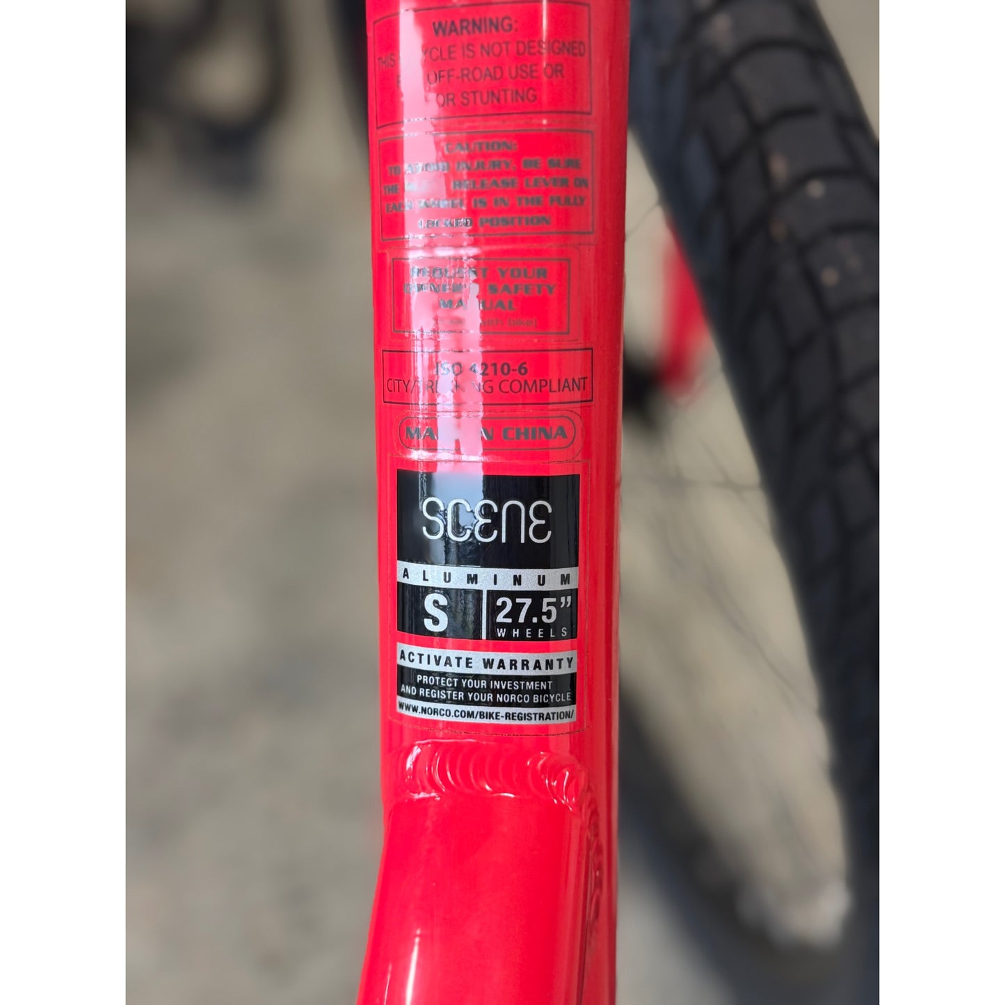 NORCO Scene 1 Bike Red Small
