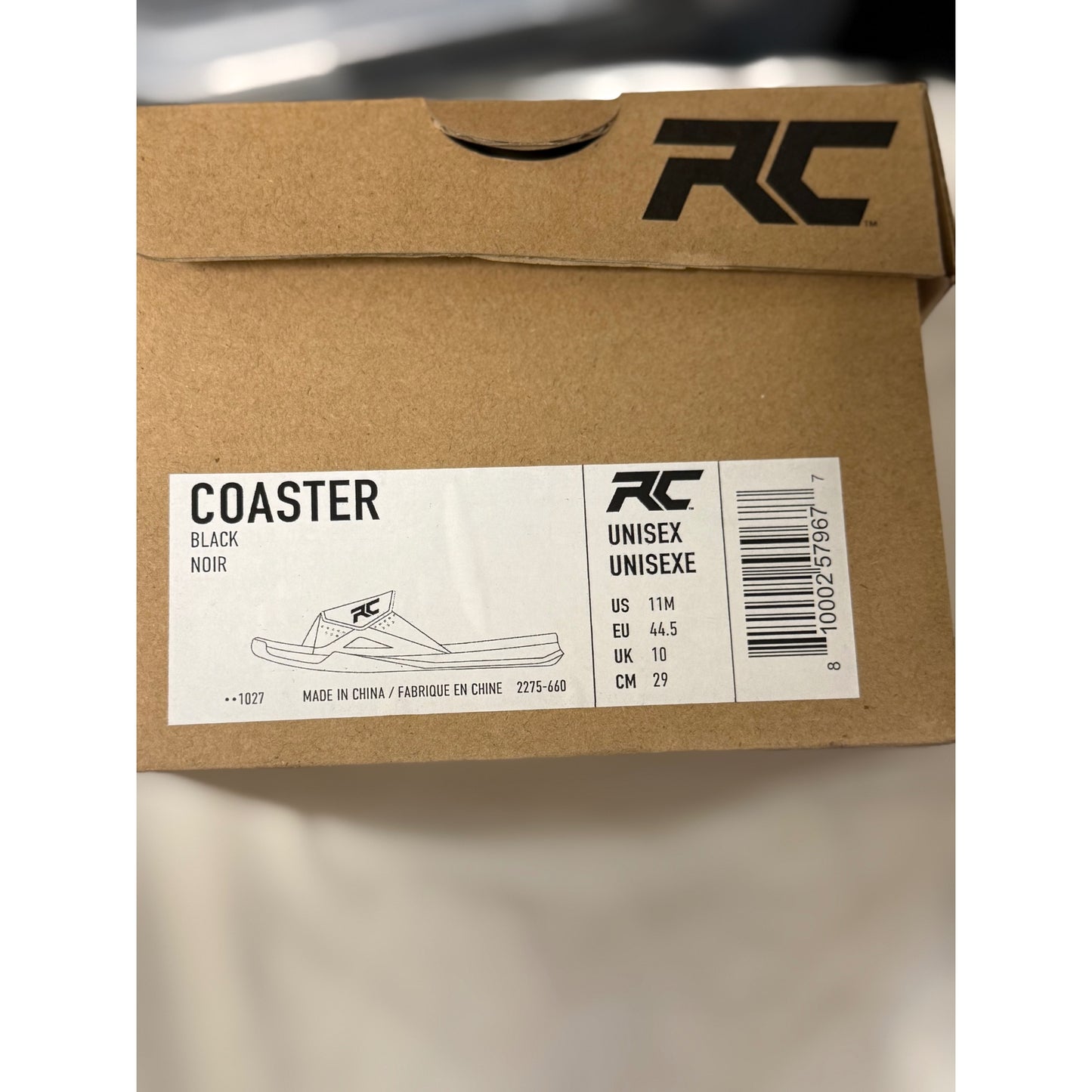 RIDE CONCEPTS Coaster Unisex Shoe Black