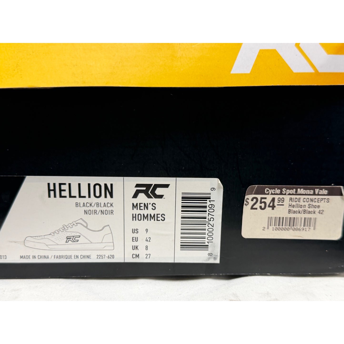 RIDE CONCEPTS Hellion Shoe Black