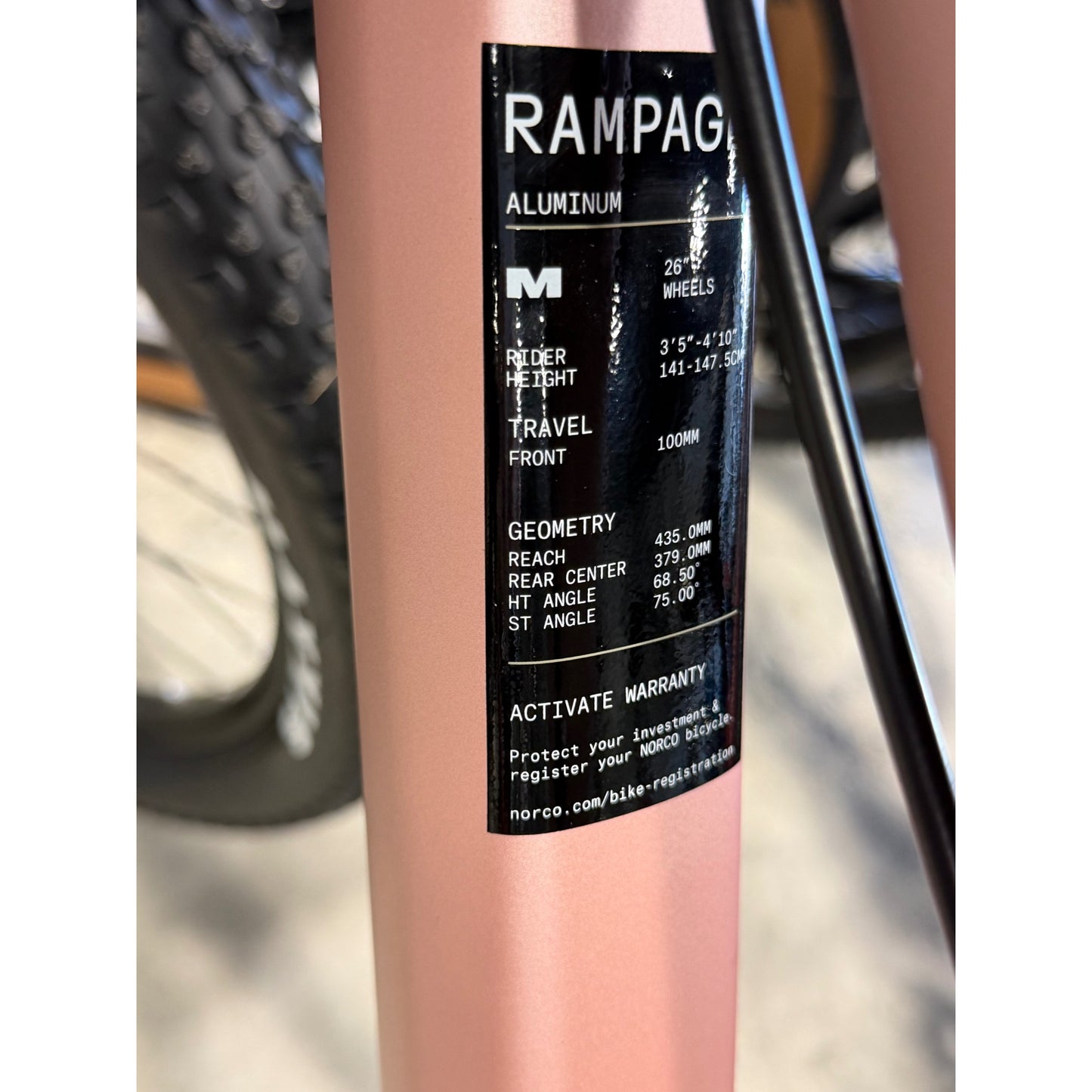 NORCO Rampage 1 Rose Medium
