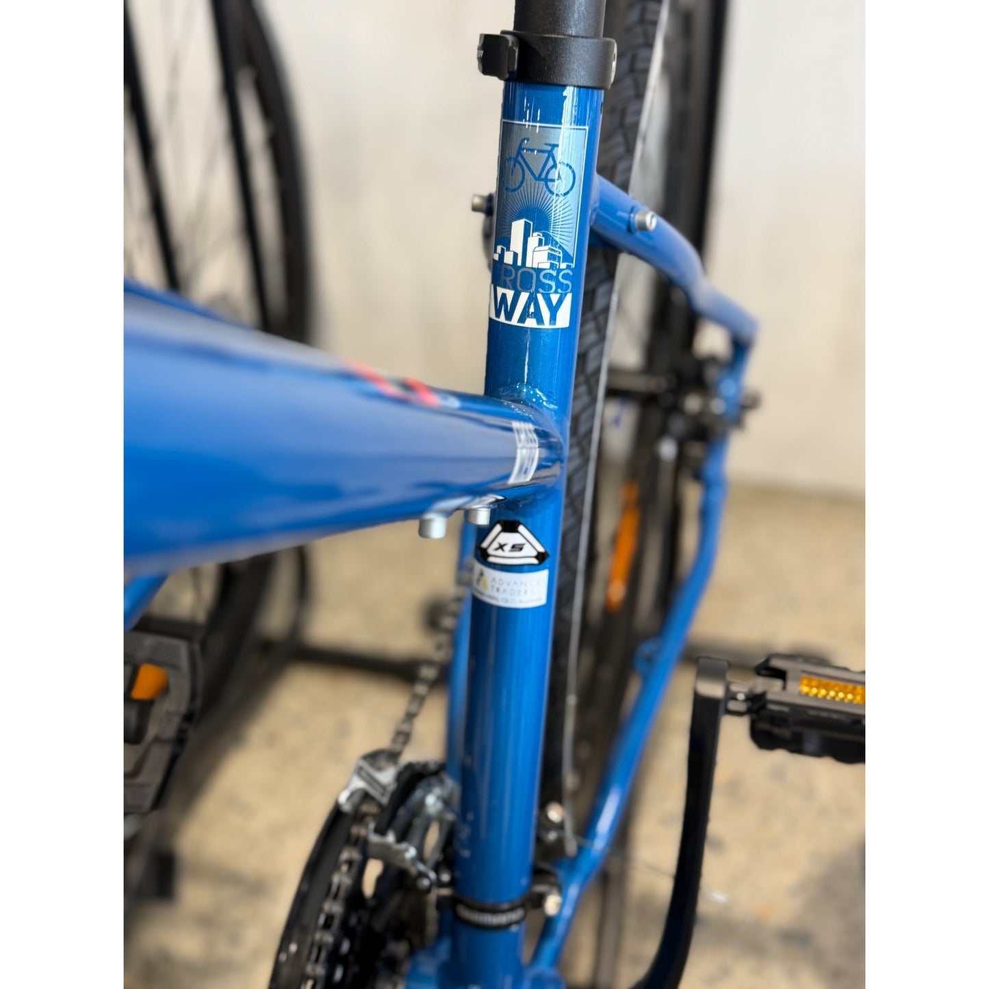 MERIDA Crossway 20 Hybrid Bike Blue Steel/Blue/White