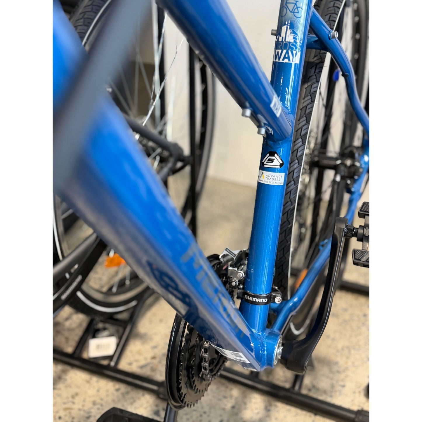MERIDA Crossway 20 Hybrid Bike Blue Steel/Blue/White