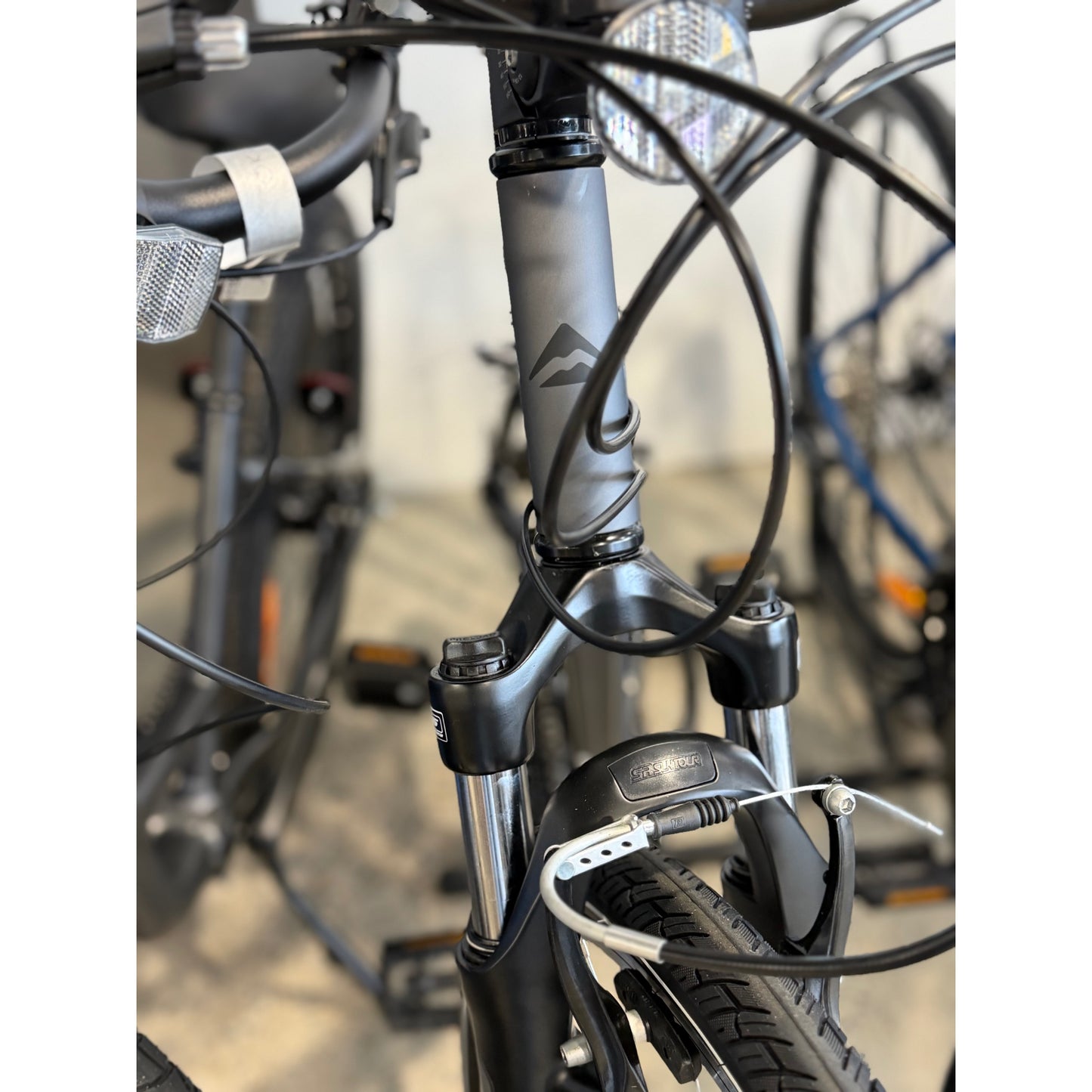 MERIDA Crossway 10 V Hybrid Bike Silk Anthracite/Grey/Black