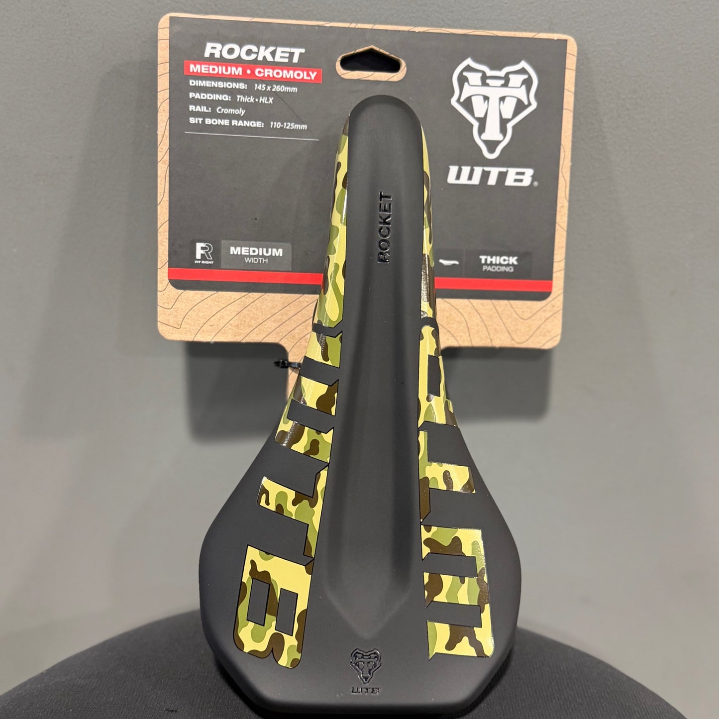 WTB Rocket Saddle Cromoly Medium Fusion Camo Limited Edition