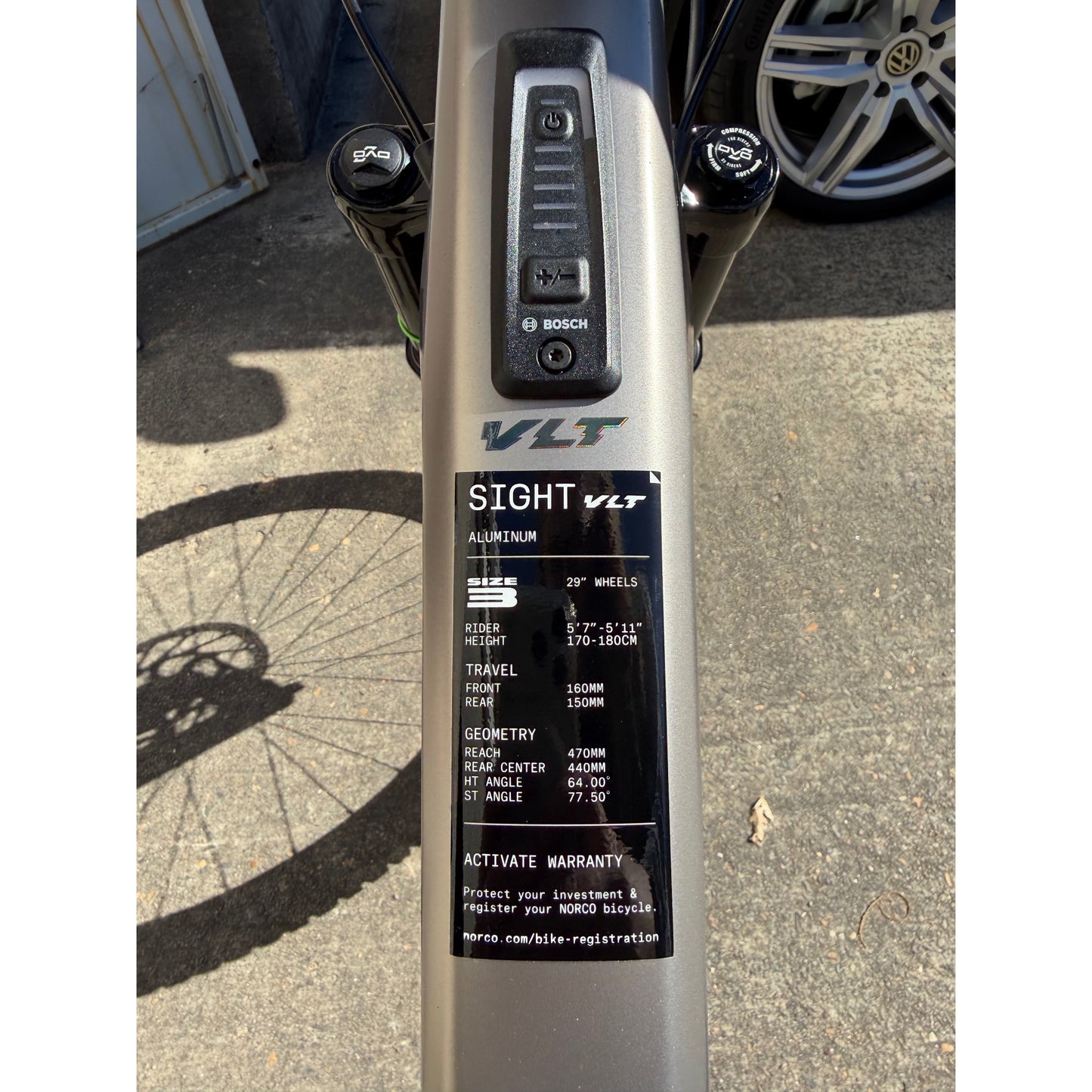 NORCO Sight VLT Bosch A3 Bike Size 3 Grey