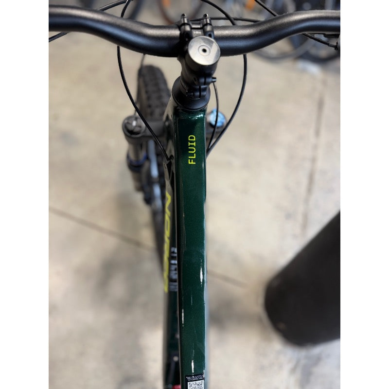 NORCO 2026 Fluid FS Youth 27.5 Bike Dark Metallic Green - PRE ORDER