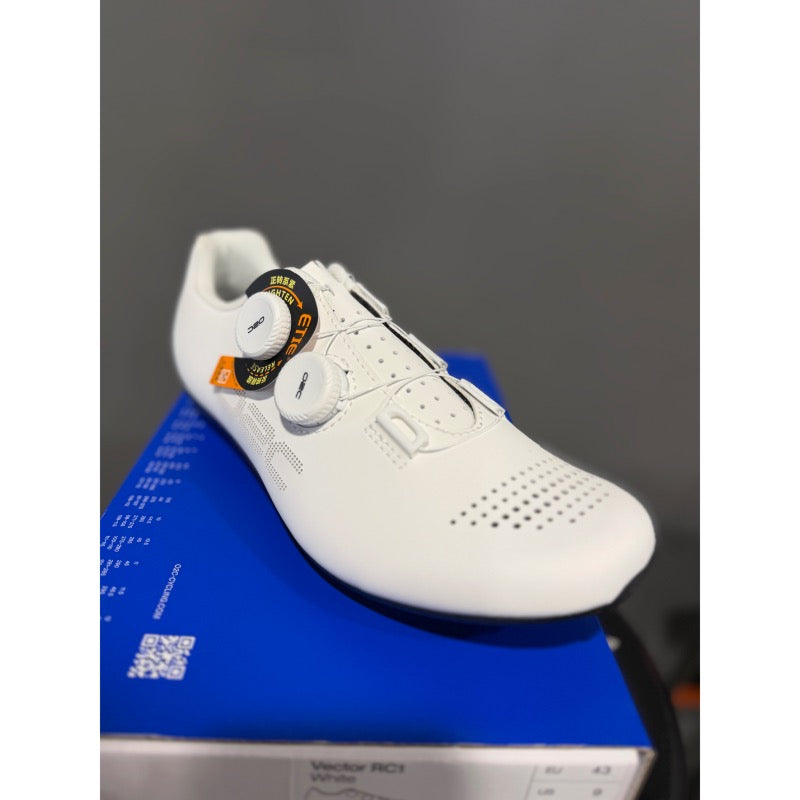 O2C Vector RC1 Carbon Road Cycling Shoes White