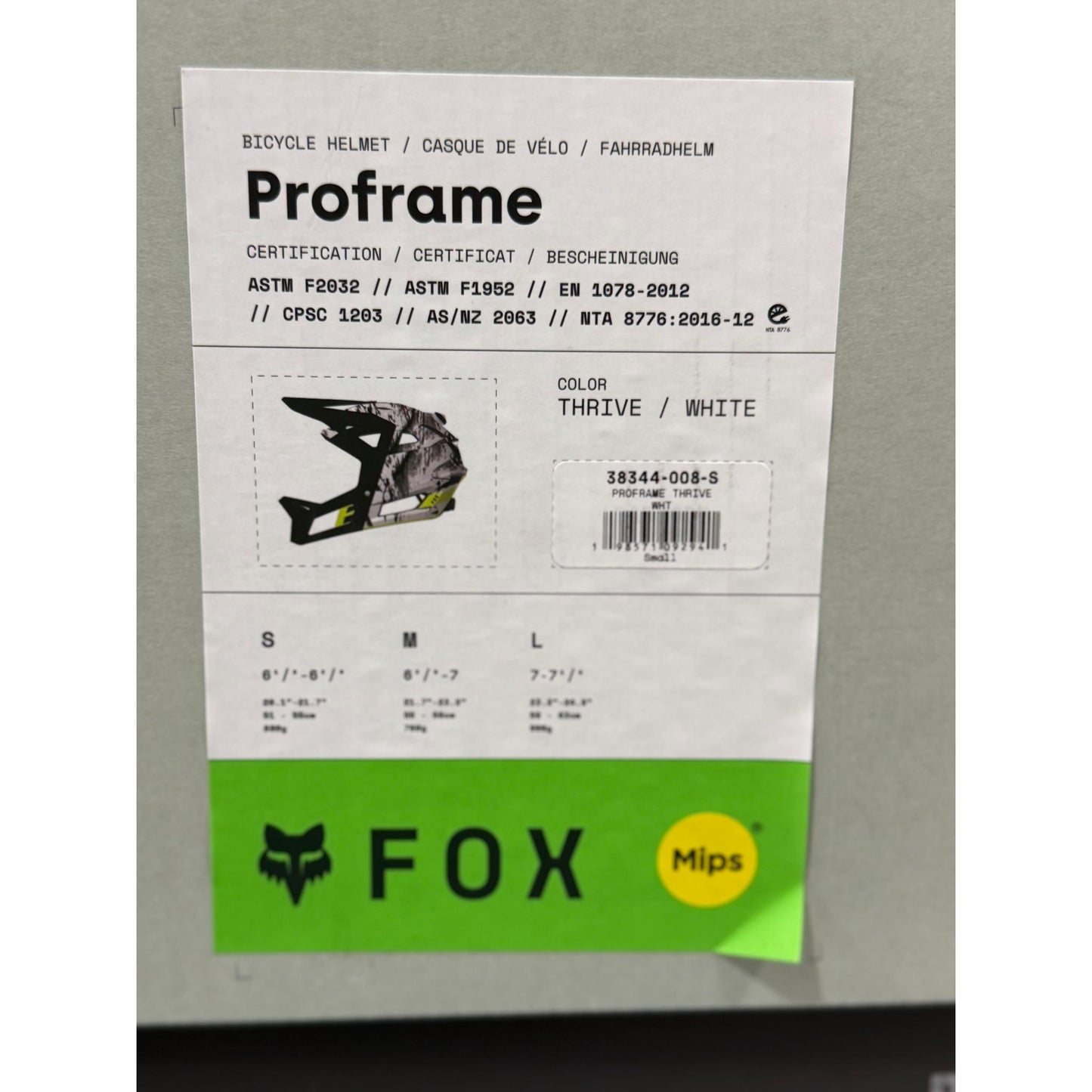 FOX Proframe Helmet