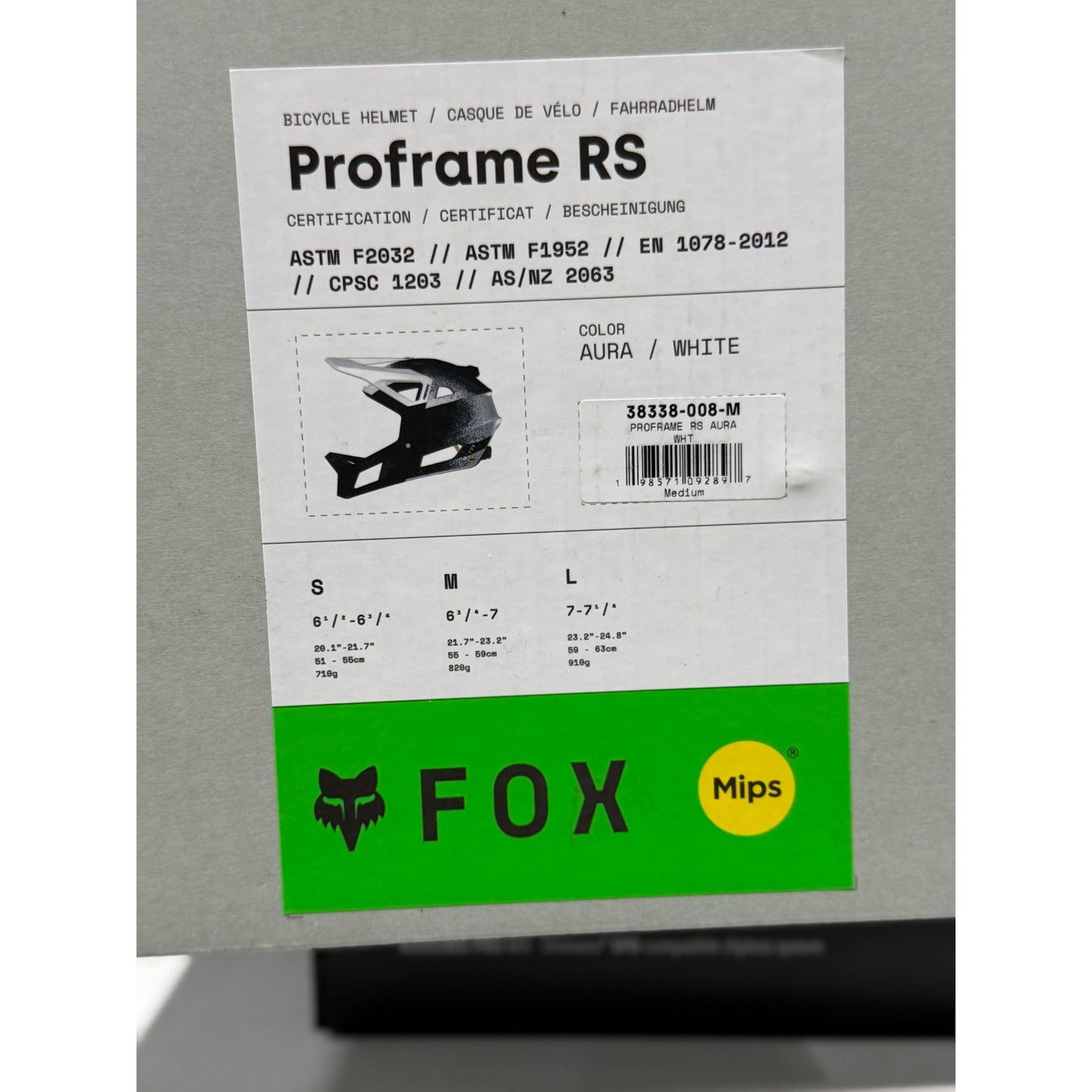 FOX Proframe RS AURA Helmet
