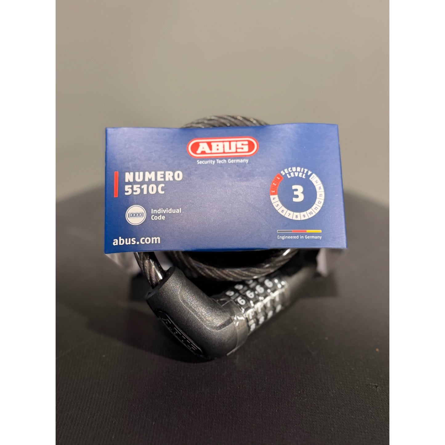 ABUS Coil Lock COMBO NUMERO 5510C 180cm