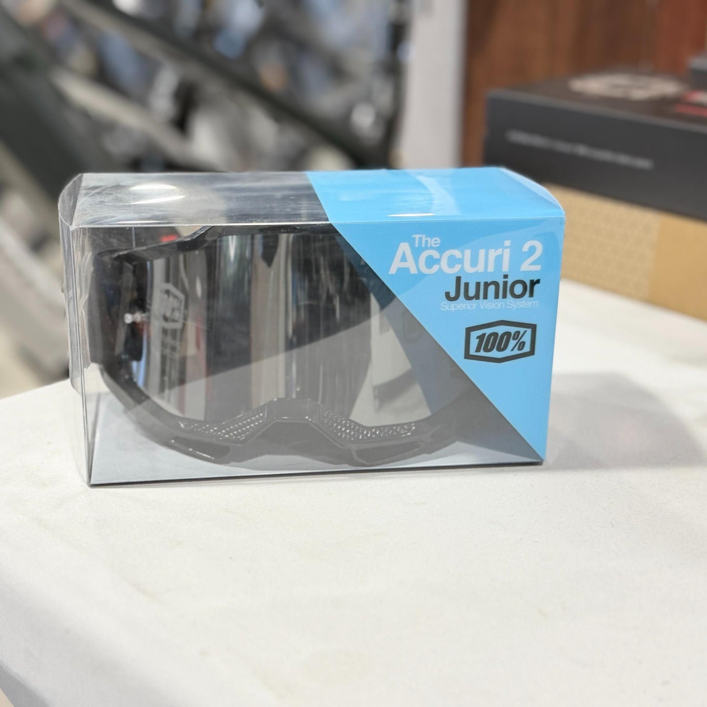 100% Accuri 2 Youth Goggle Black Mirror Silver