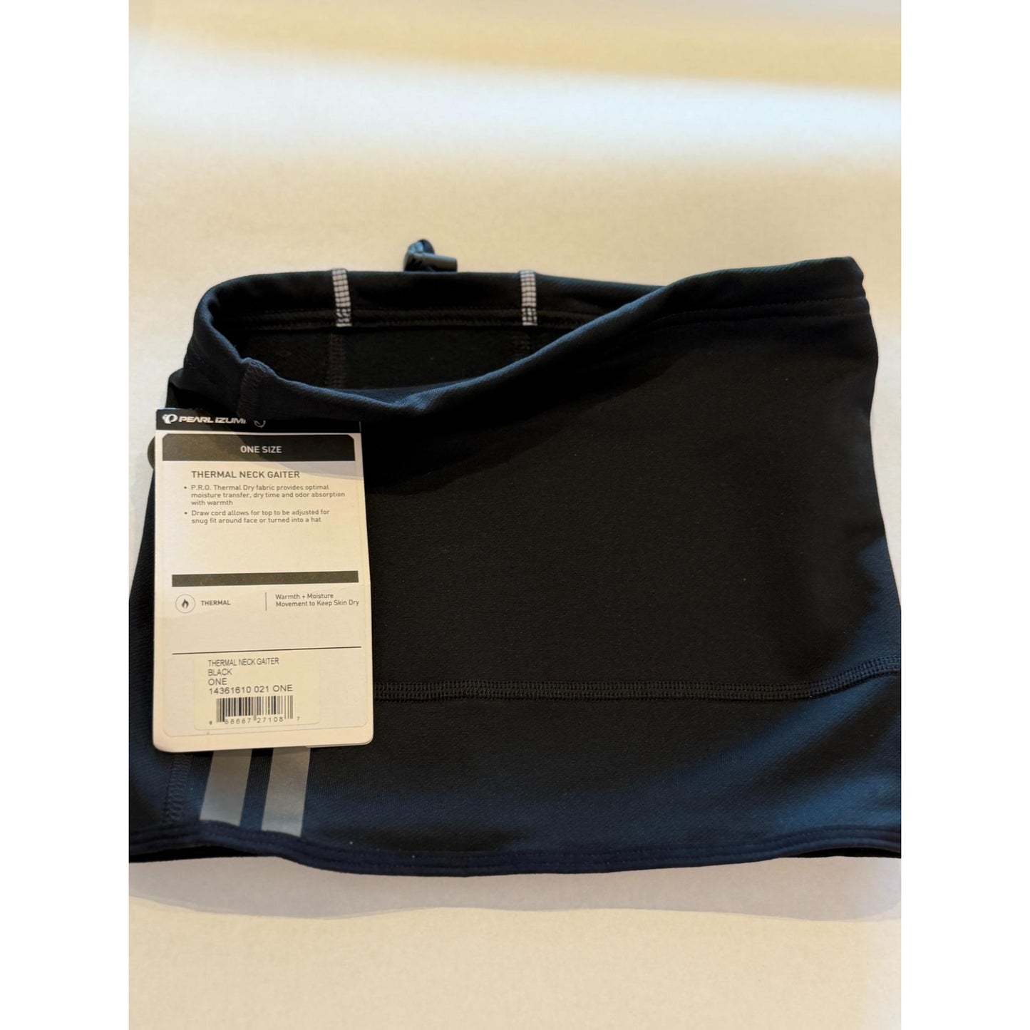 PEARL IZUMI Thermal Neck Gaiter Black