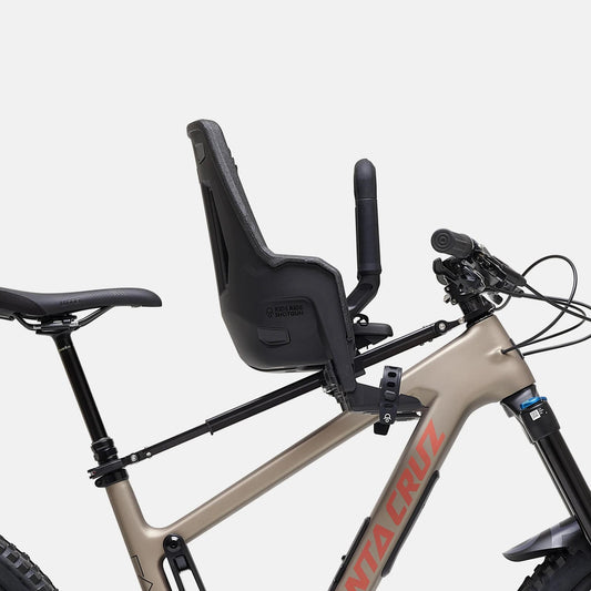 KIDS RIDE SHOTGUN Pro Evo Child Seat and Handlebar Combo Black