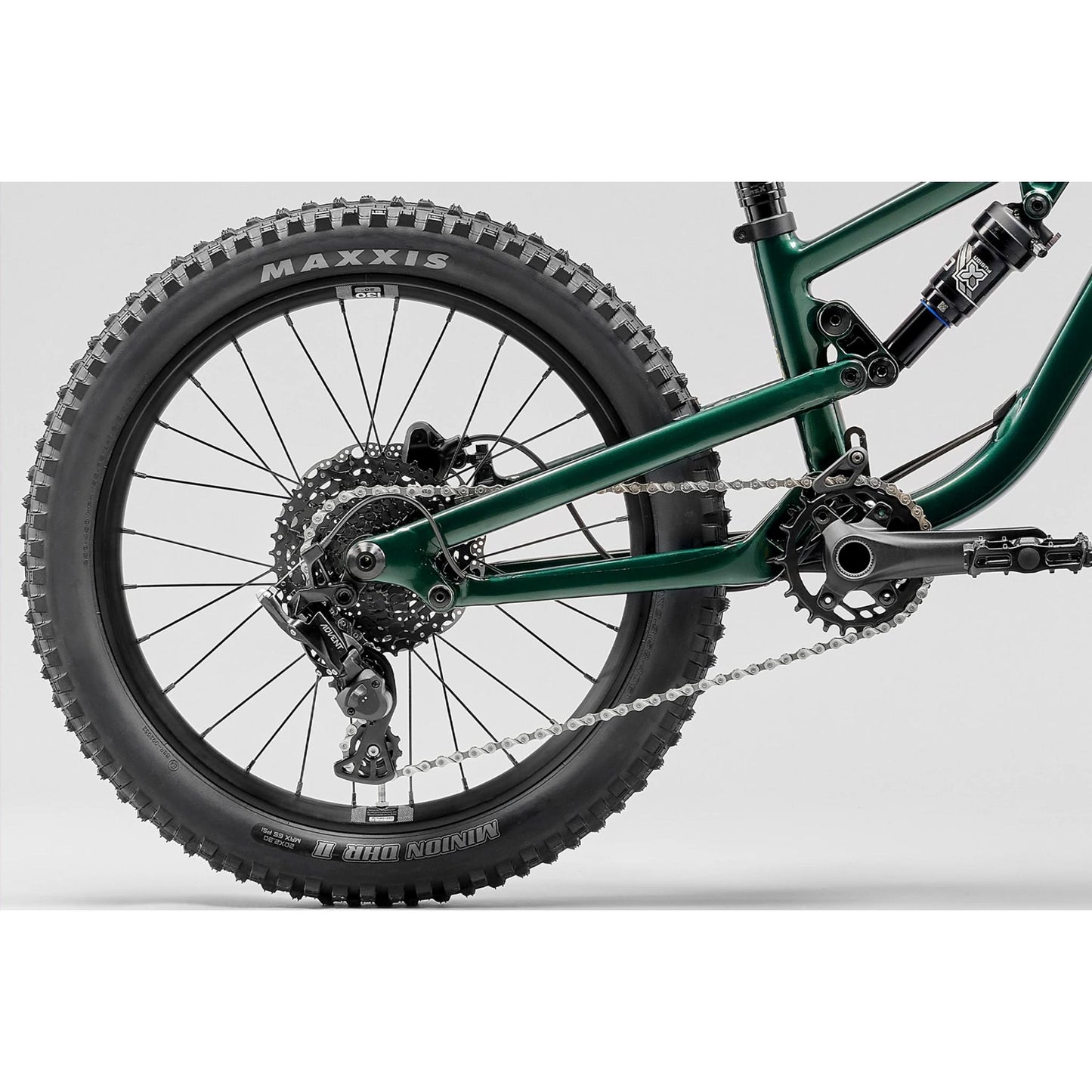 NORCO 2026 Fluid FS Youth 20 Bike Dark Metallic Green