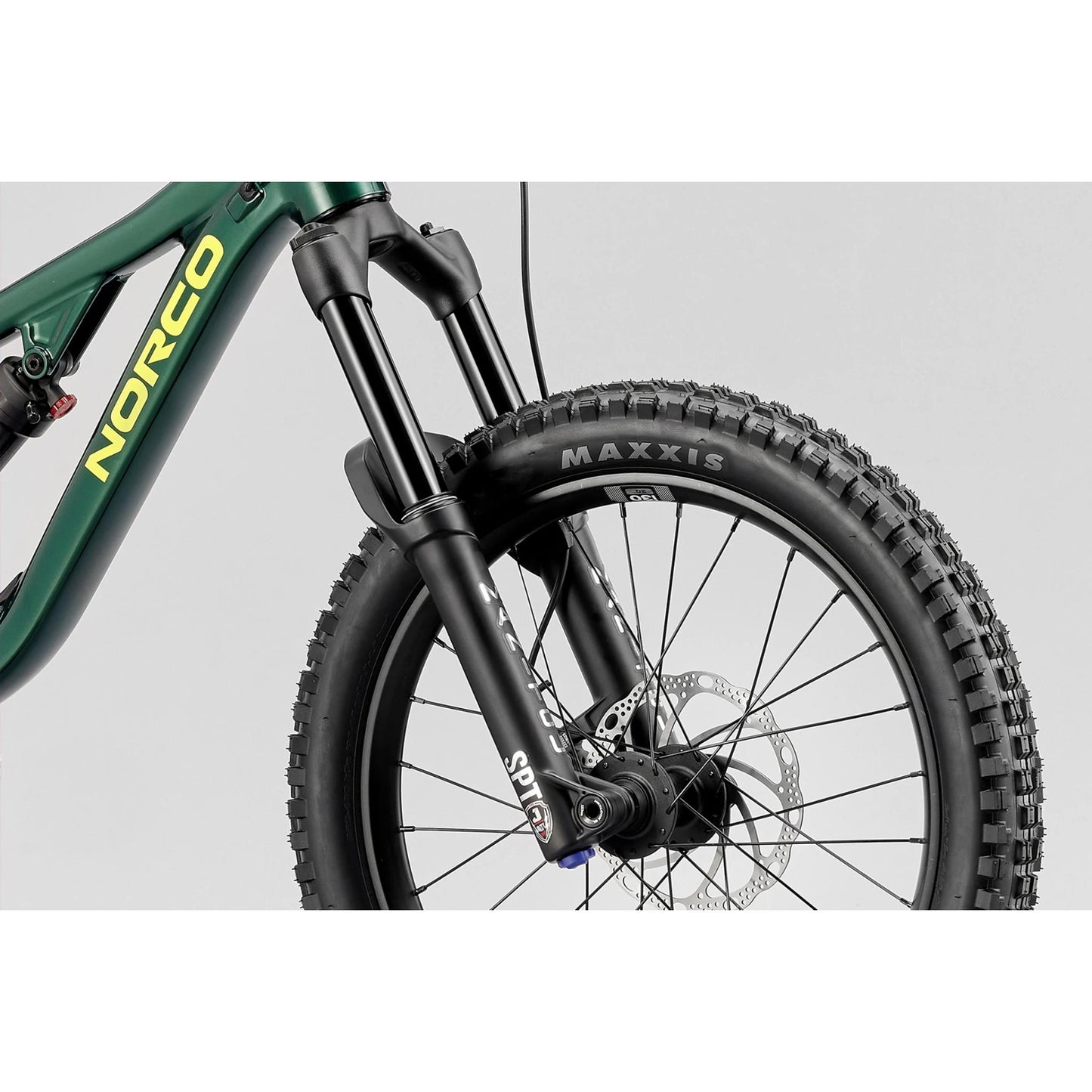 NORCO 2026 Fluid FS Youth 20 Bike Dark Metallic Green