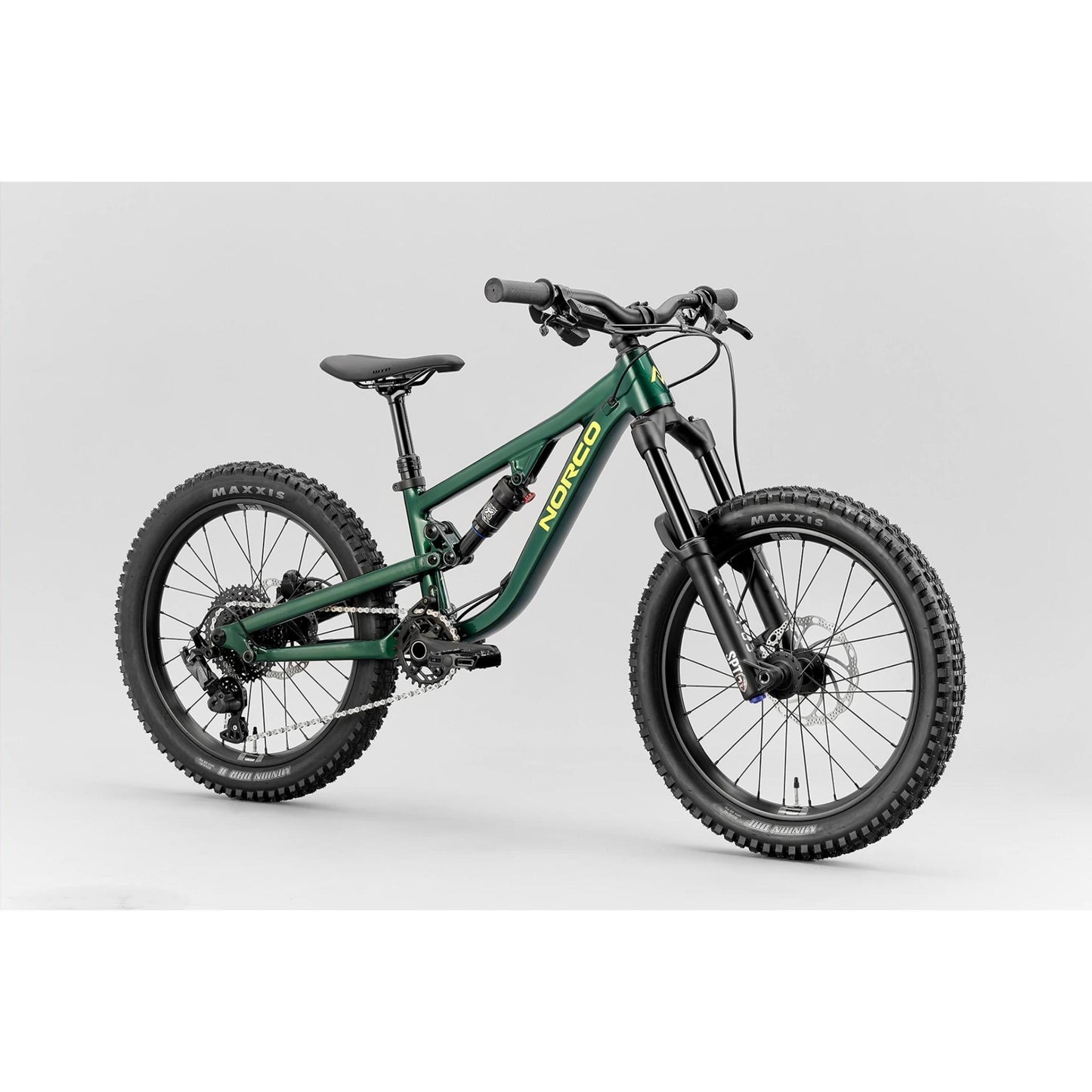 NORCO 2026 Fluid FS Youth 20 Bike Dark Metallic Green