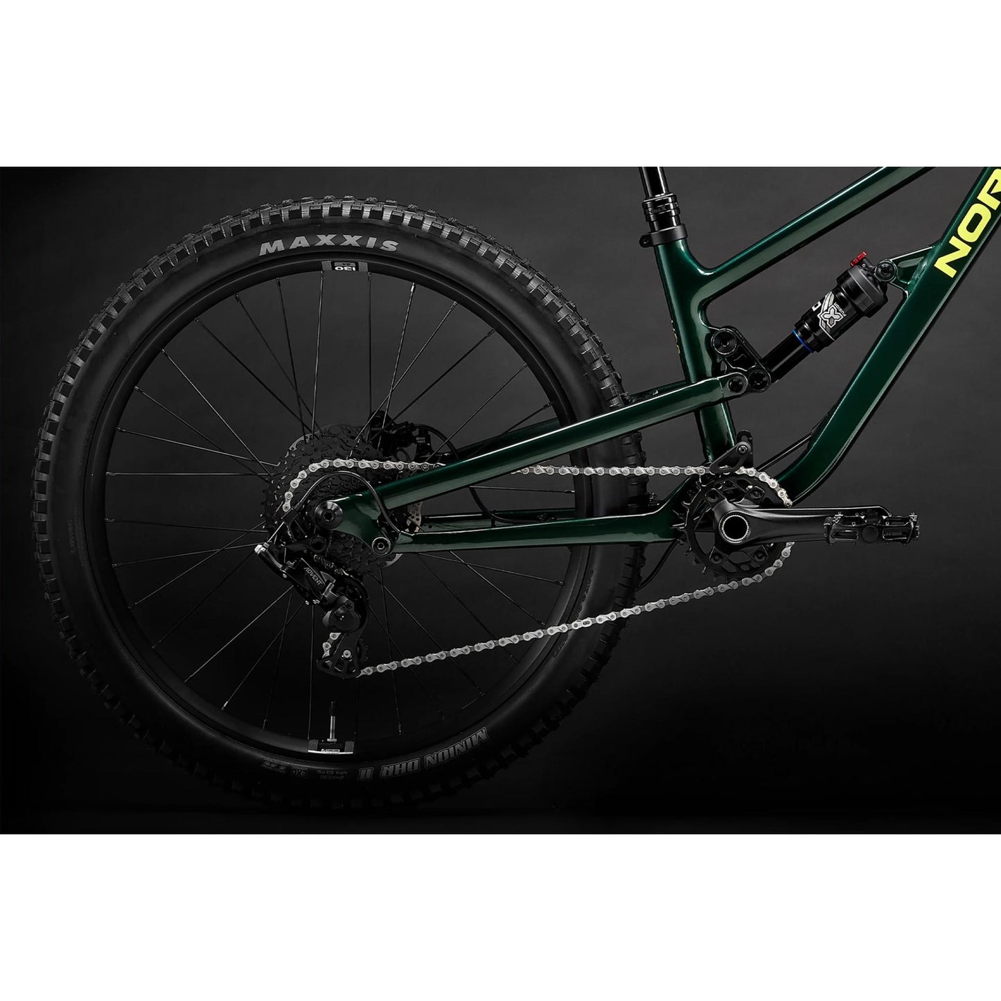 NORCO 2026 Fluid FS Youth 24 Bike Dark Metallic Green