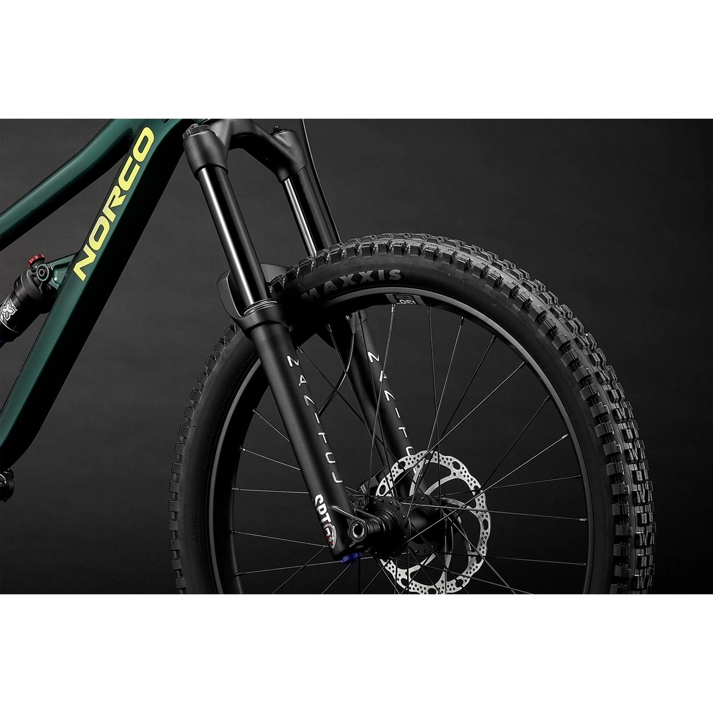 NORCO 2026 Fluid FS Youth 24 Bike Dark Metallic Green