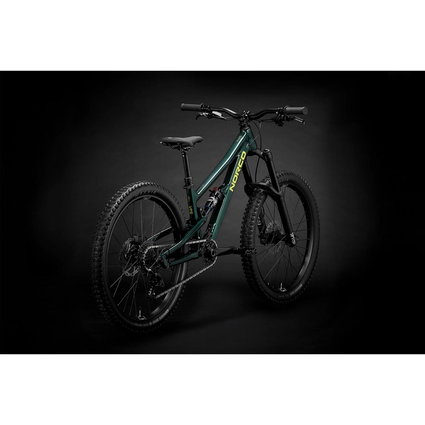 NORCO 2026 Fluid FS Youth 24 Bike Dark Metallic Green