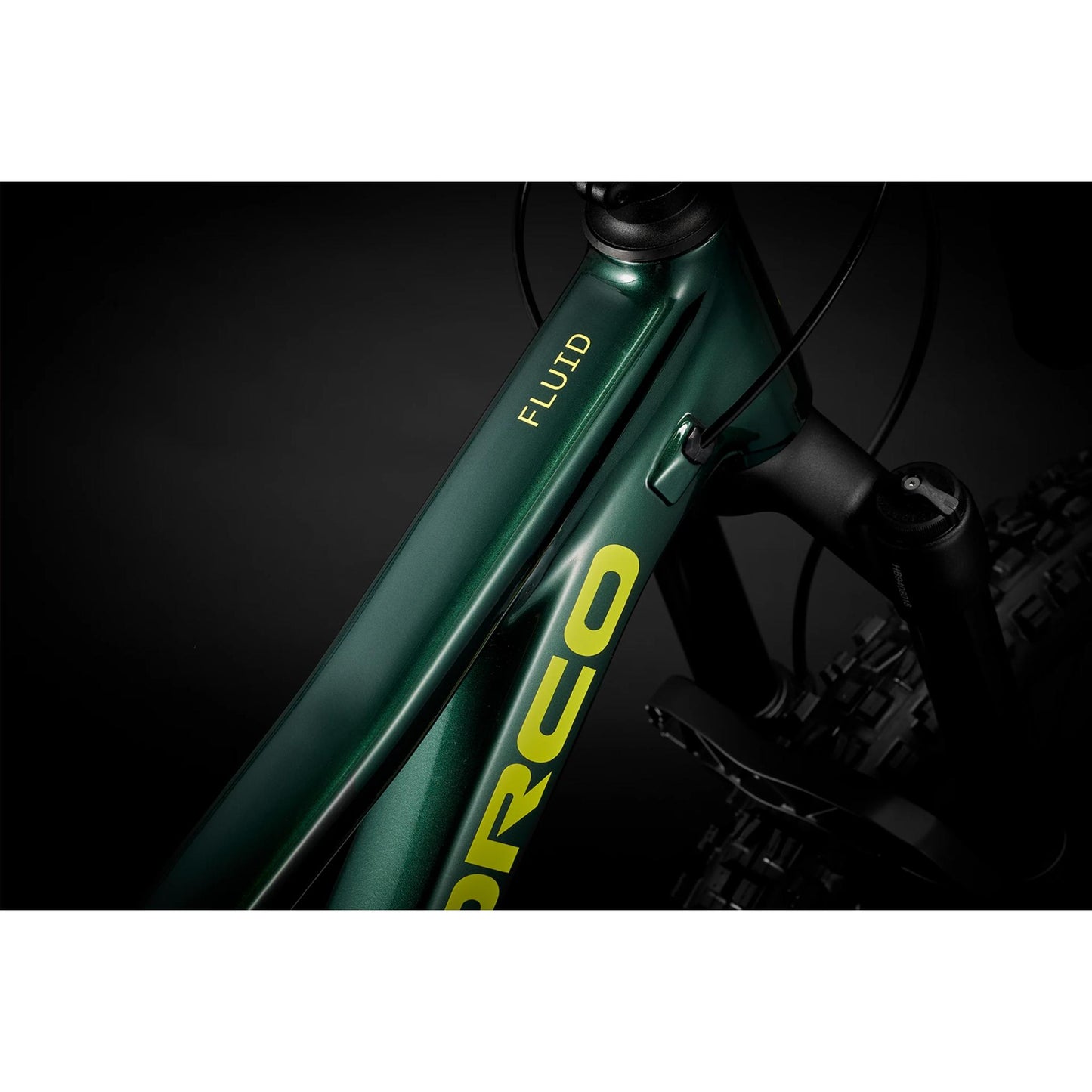 NORCO 2026 Fluid FS Youth 24 Bike Dark Metallic Green