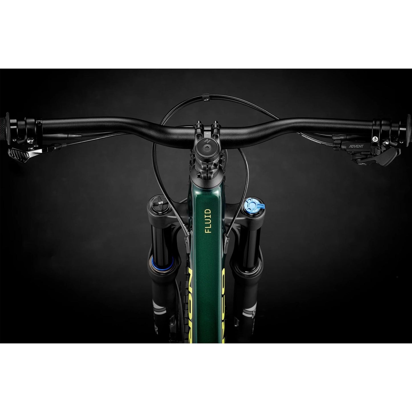 2026 Fluid FS Youth 27.5 Bike Dark Metallic Green