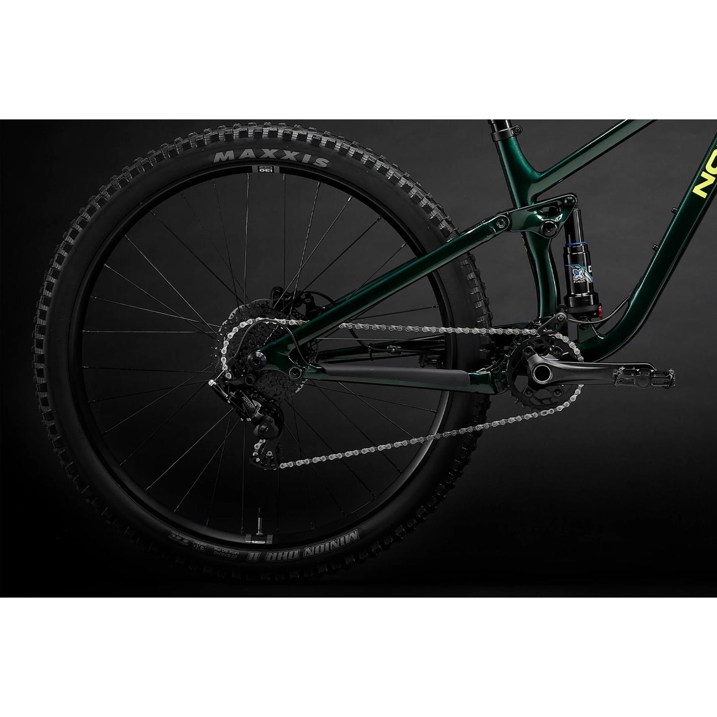 2026 Fluid FS Youth 27.5 Bike Dark Metallic Green