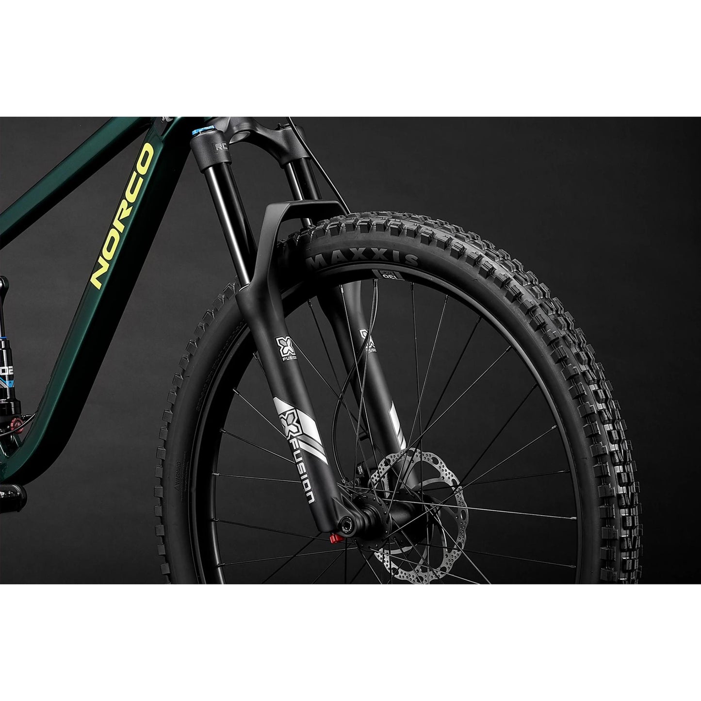 2026 Fluid FS Youth 27.5 Bike Dark Metallic Green