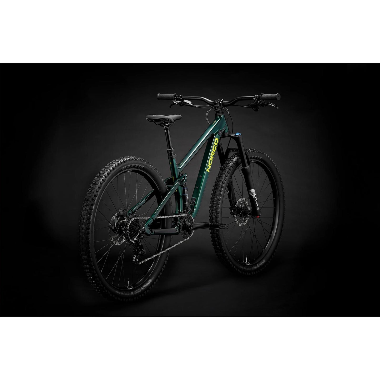 2026 Fluid FS Youth 27.5 Bike Dark Metallic Green
