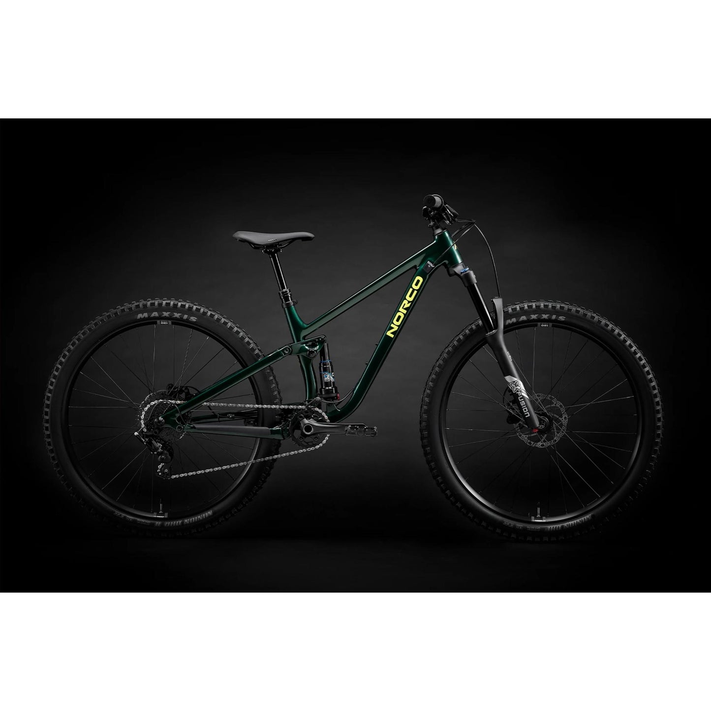 2026 Fluid FS Youth 27.5 Bike Dark Metallic Green