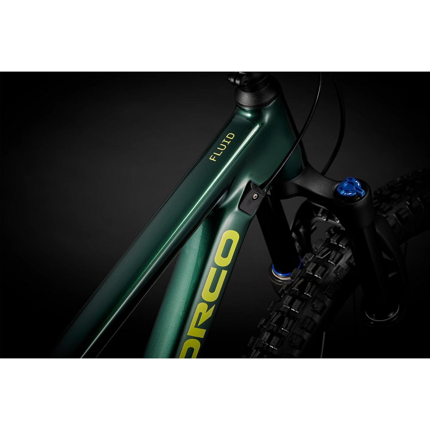 2026 Fluid FS Youth 27.5 Bike Dark Metallic Green