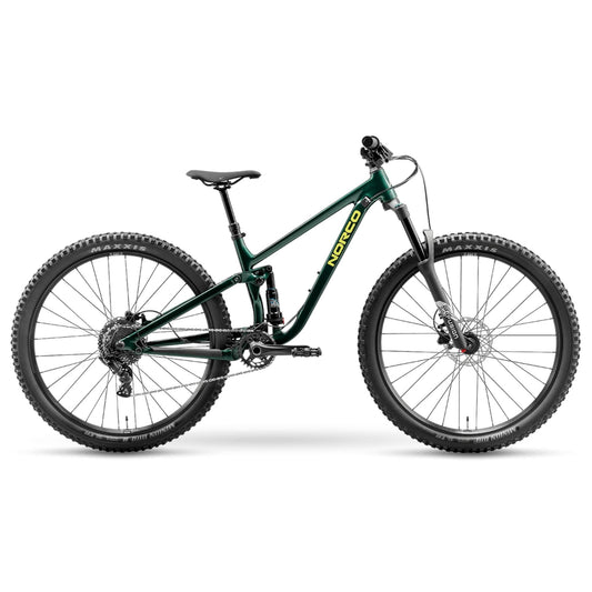 2026 Fluid FS Youth 27.5 Bike Dark Metallic Green
