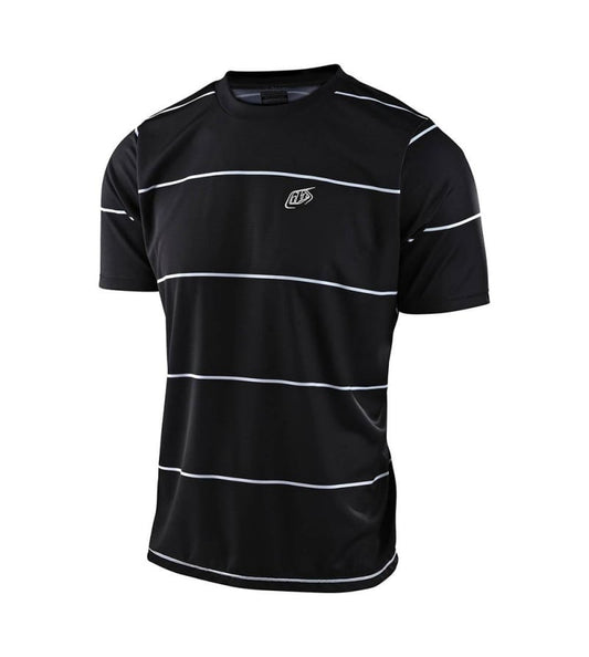 Troy Lee Designs Flowline Short Sleeve Jersey Stacked Black